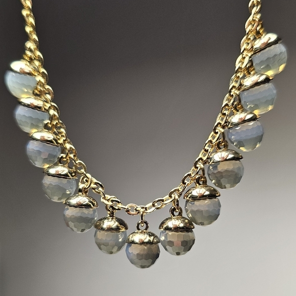 🇦🇹 Swarovski Crystal Beads Gold-Plated Necklace - Picture 11 of 16